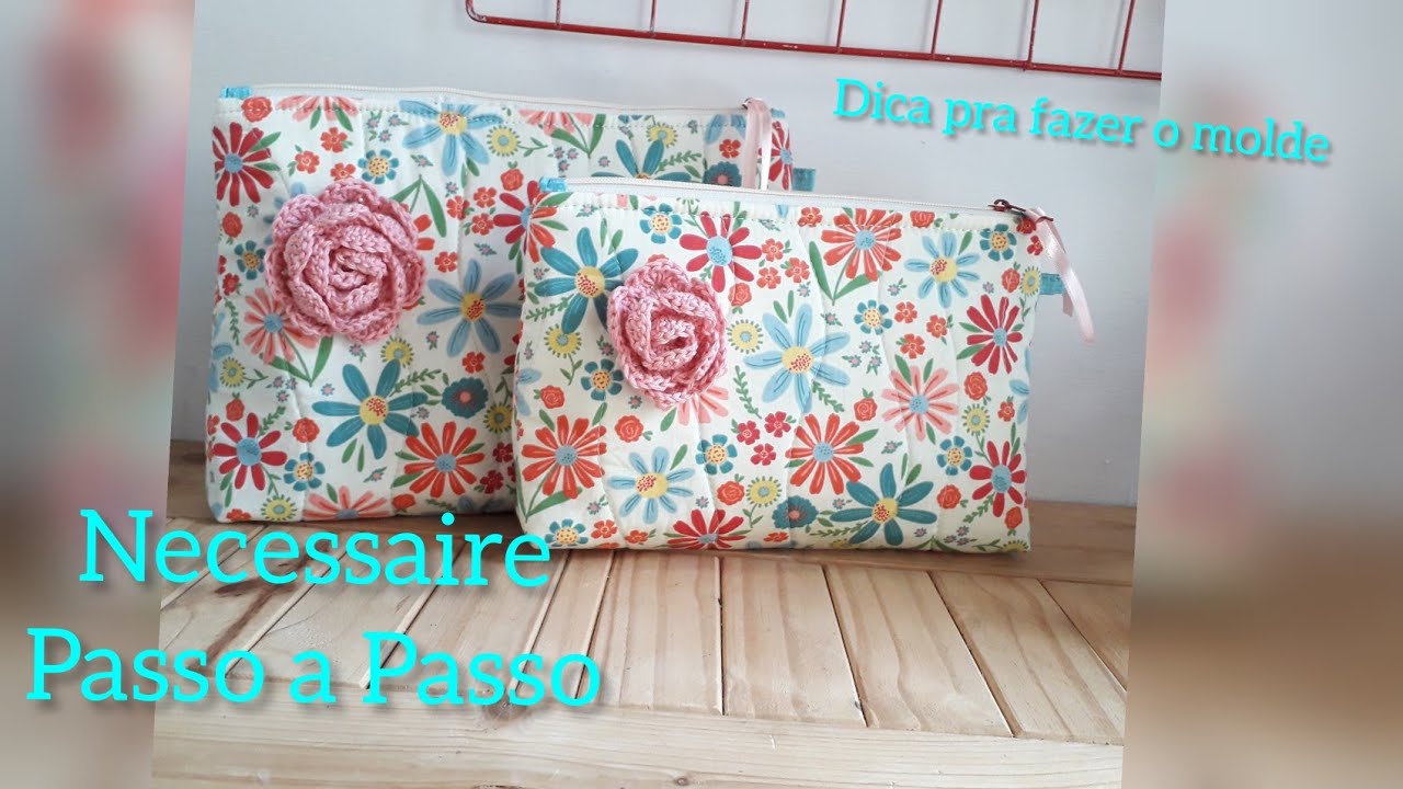 Como fazer necessaire diferente 😉Fazer e vender!