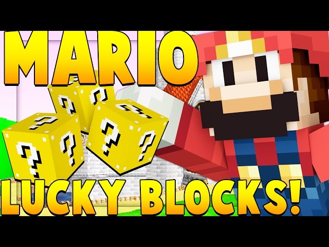 Mario got a lucky block!