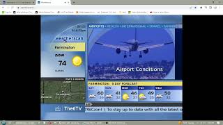 [Vocal Local + Added Travel and International Forecasts] Weatherscan Farmington, UT 10/21/22