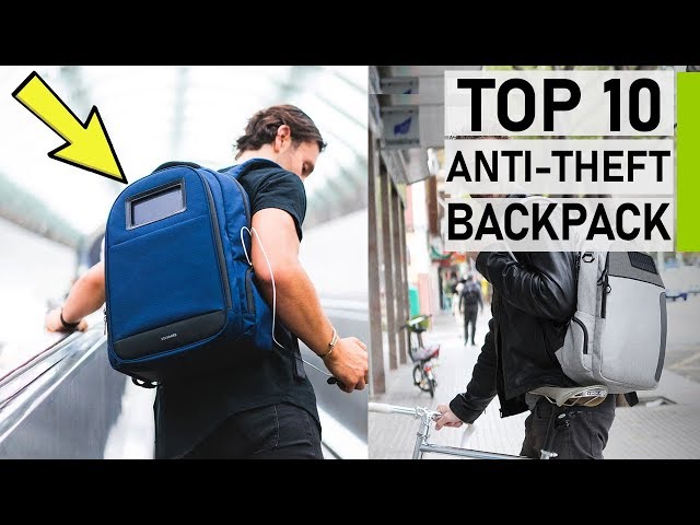 Top 10 Coolest Anti-Theft Smart Backpacks 
