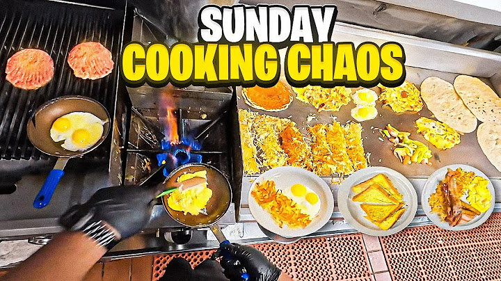 A CRAZY🤯  Sunday AT A RESTAURANT | POV COOKING