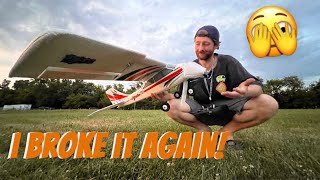 My first loop-de-loop! With the E-flite Apprentice STS