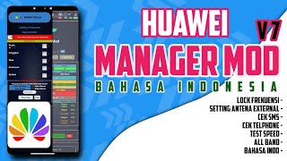 New ❗Huawei Manager Mod v7 Bahasa Indonesia ⭕ Work 💯% All Modem Huawei screenshot 2