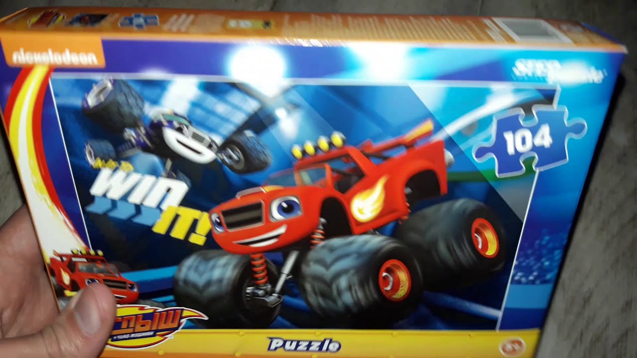Puzzle Blaze And The Monster Machines 104 Pcs YouTube