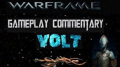 Warframe Volt Synapse Gameplay Commentary (With KuyaD)