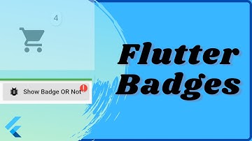 Flutter Notification Badges Simple Example | Flutter Tutorials | Flutter Packages