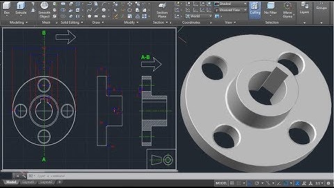 autoCAD 3D, How to Draw Coupling, autoCAD Training