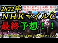 【最終予想】2022NHKマイルカップ!この馬の坂も苦にせぬ東京向き末脚に期待する!