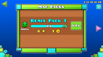 Geometry Dash - All map packs - Remix Pack 1 (7/65)