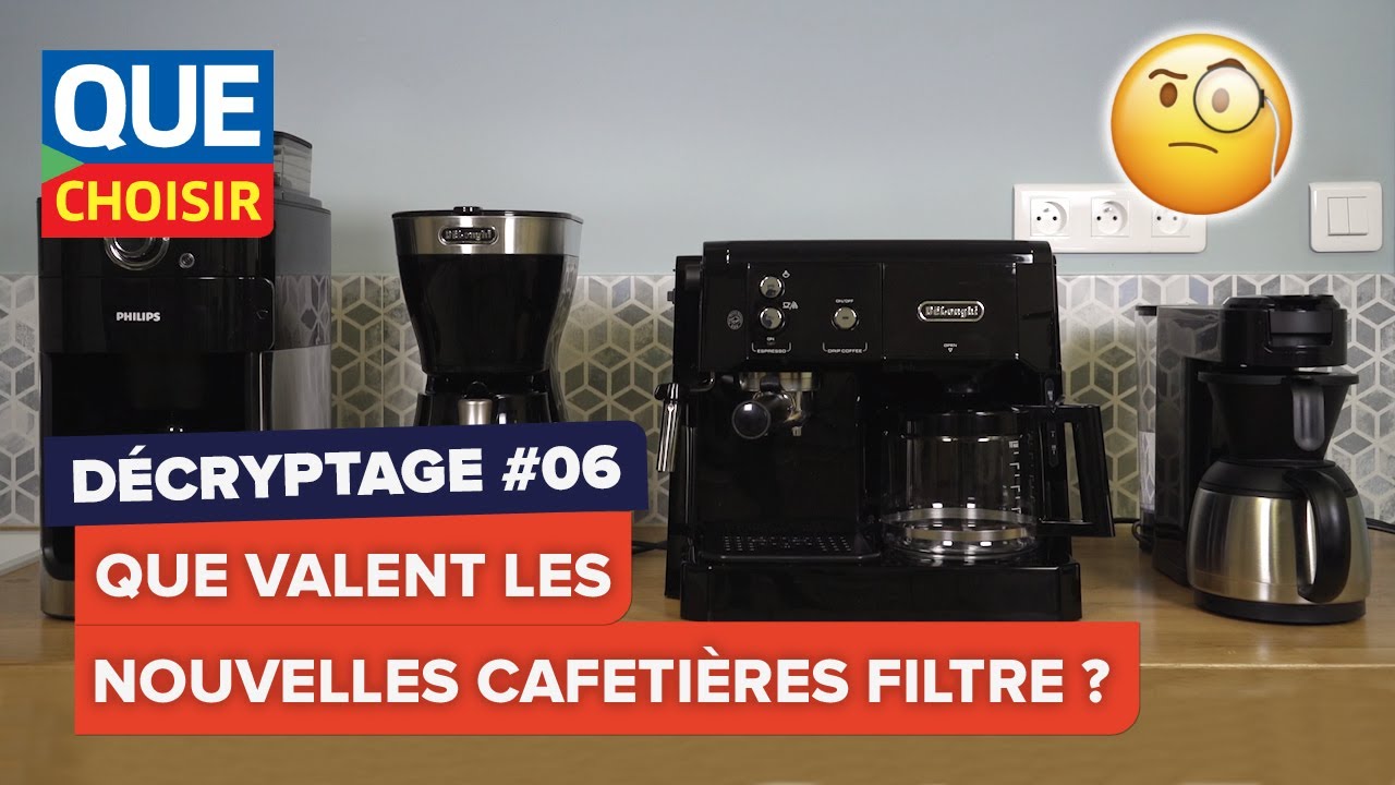 Les meilleures cafetières filtre selon Protégez-Vous