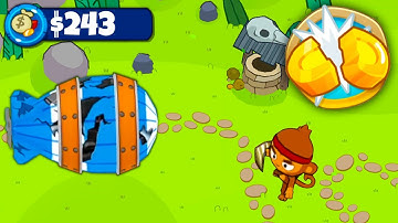 Is This Even POSSIBLE?! (HALF Cash in Bloons Adventure Time TD)