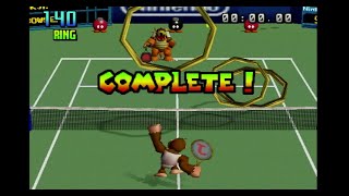 Mario Tennis ▷ Time Mode ▷ Donkey Kong Jr ▷ 140 Rings