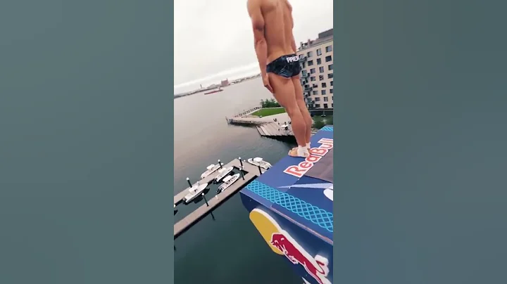 not your average cliff diving footage   shot by @S...