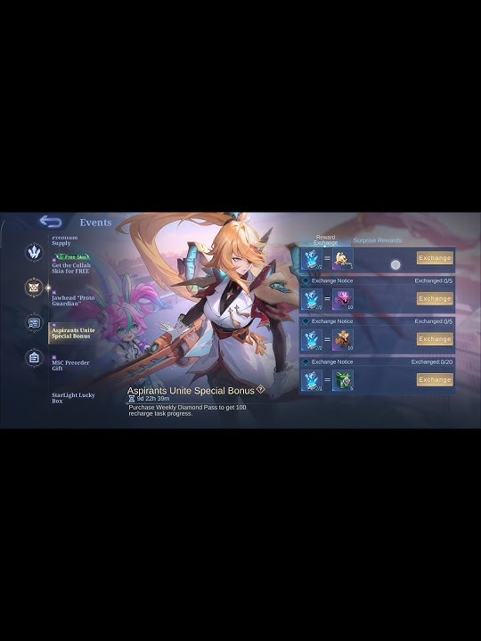 | Free Epic Emote | Lesley Emote | Aspirants Events | #mobilelegends #shorts #mlbb
