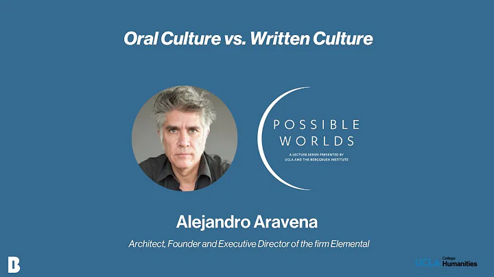 Understanding Oral Cultures : Alejandro Aravena
