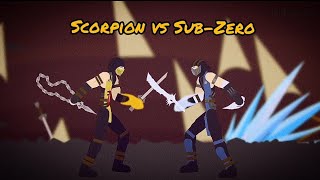 Scorpion vs Sub-Zero (Stick nodes Pro)