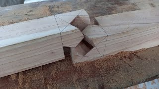 Amazing Japanese Joinery  Woodworking Joints Skill & Techniques  Fastest Hand Cut Joinery Skills