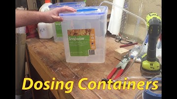 DIY Dosing Containers- Easy