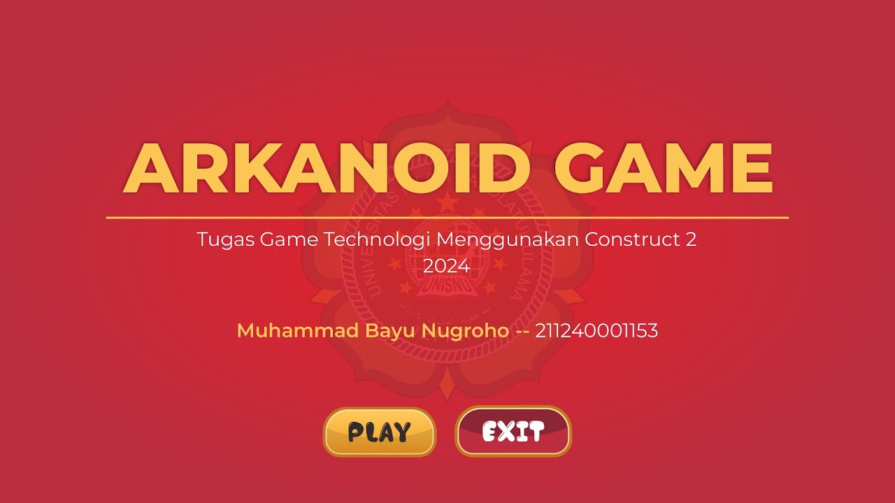 Membuat Arkanoid Game Menggunakan Construct 2 - YouTube