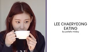Lee Chaeryeong Itzy Eating Compilations Potato Midzy