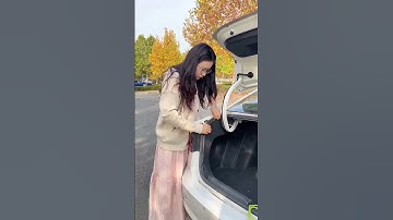 Tips to make the trunk automatically raise!#driving #tips #howto #manual #skills #car