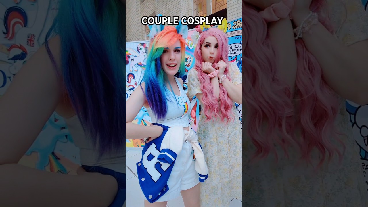 My little pony couple cosplay rainbow dash and flutter shy ##mylittlepony #cosplay #mlp