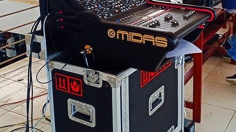 independently flight case MIDAS M32R by SA pro