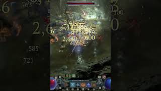 ARC LASH SORCERER | SATISFYING DAMAGE | #diablo4 #shorts