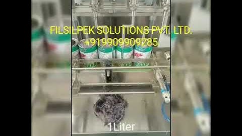 Automatic Paint Filling And Capping Machine, #enamelpaint, #waterpaint - Filsilpek - 919054294961