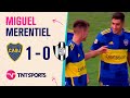 El gol de Miguel Merentiel para el 1 a 0 de Boca sobre Central Córdoba