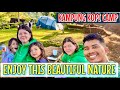 Family camping in bali at kampung kopi camp