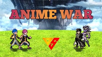 Natsu (all form) & Jellal VS Jotaro K1 V2 in Jump Force Mugen