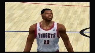 NBA 2K3 Season mode - Golden State Warriors vs Denver Nuggets