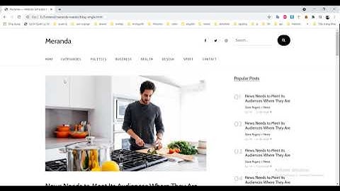 Chia sẻ miễn phí source code website giới thiệu công thức và chia sẻ thực phẩm món ăn cực đẹp 2021