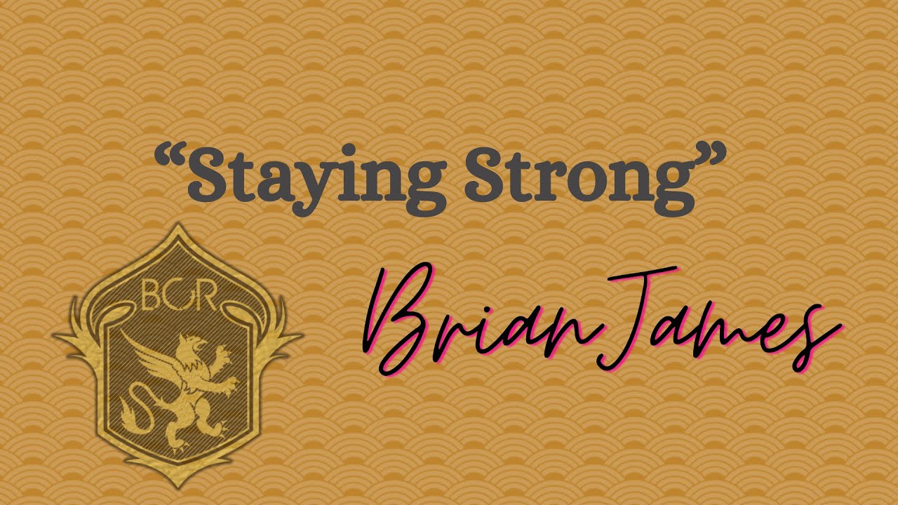 "Staying Strong"...heartfelt song dedicated to cancer patients undergoing treatment-- by Brian James