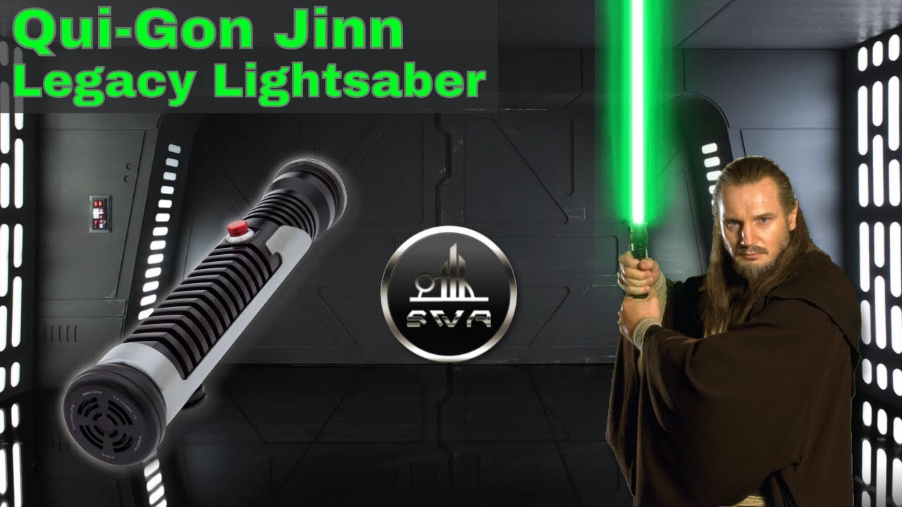 Qui-Gon Jinn Legacy Lightsaber In-Hand Photos : r/lightsabers