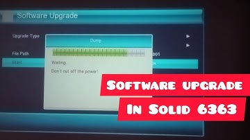 Solid 6363 new Software upgrade in home