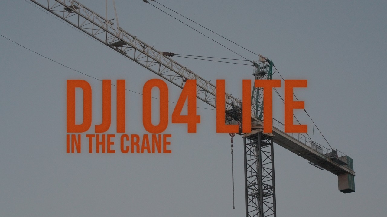 I Almost Lost My DJI O4 Whoop Inside a Crane