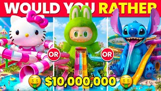 Would You Rather - Build Your Fantasy $10,000,000 WATERPARK ๐ข๐๐ค๐โ๏ธ๐ฆ