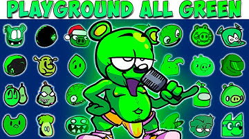 FNF Character Test | Gameplay VS My Playground | ALL Green Test #8