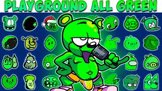 FNF Character Test | Gameplay VS My Playground | ALL Green Test #8