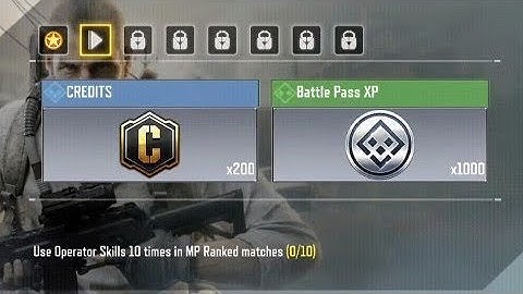 Call Of Duty Mobile Use Operator Skills 10 times in MP Ranked matches Task Completed