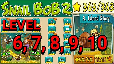 Snail Bob 2 - Island Story - Level 6-10