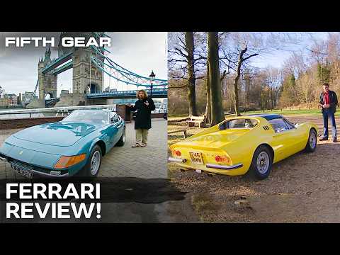 Ferrari 365 GTB4 & Ferrari Dino | Fifth Gear - YouTube