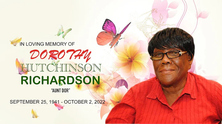 Celebrating the life of Dorothy Richardson | Octob...