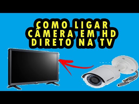 Vídeo: Como Conectar Uma Filmadora A Uma TV? Conecte Sua Webcam E Câmera De Segurança Diretamente à Sua TV. Como A Imagem Pode Ser Exibida?