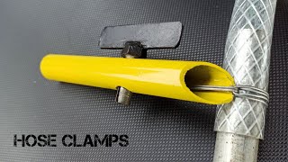 cara membuat klem kawat untuk selang || hose clamps