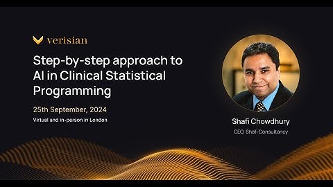 Step-by-step approach to AI in Clinical Statistical Programming