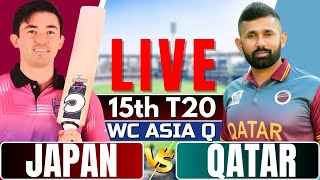 Live Japan Vs Qatar 15Th T20 T20 Wc Asia Qualifier Live Score & Commentary Live Cricket