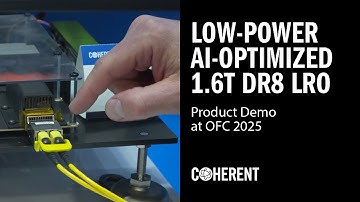 Coherent | 1.6T DR8 LRO OSFP Demonstration at OFC 2025